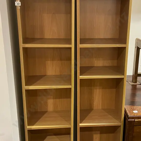 Pair of Modern Bookshelves