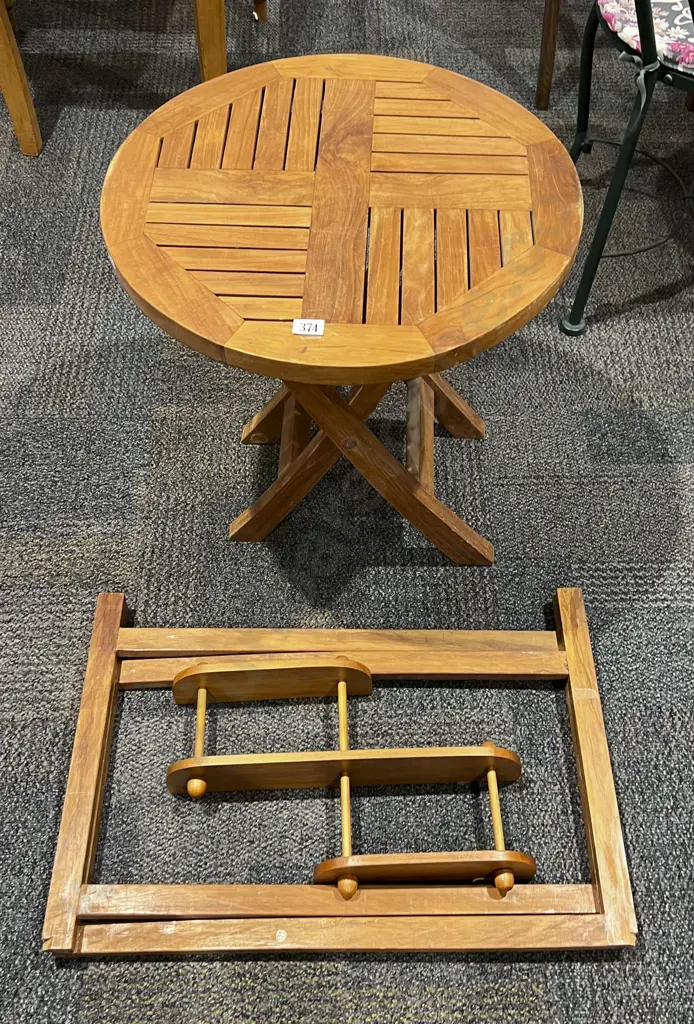 Folding Occ. Table Together With Wall Shelf Image 1++