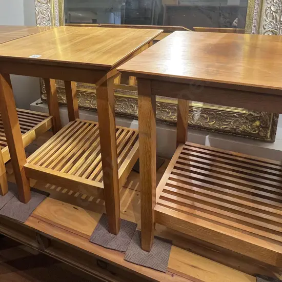 Three Matching Occ. Tables with Slatted Under Tier