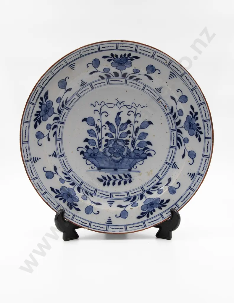 C17th/18th Bristol Delft Charger Image 1++