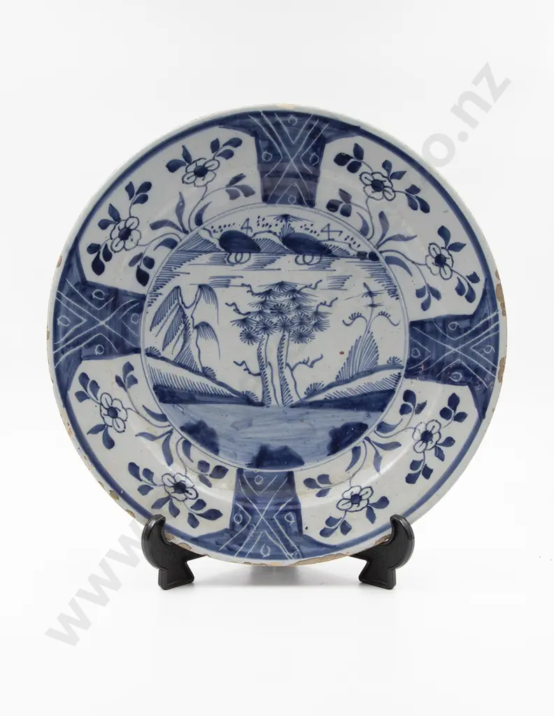 C18th Dutch Delft Charger Image 1++