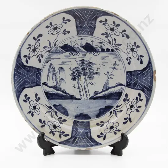 C18th Dutch Delft Charger