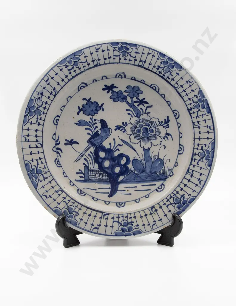 C18th Dutch Delft Circular Charger Image 1++