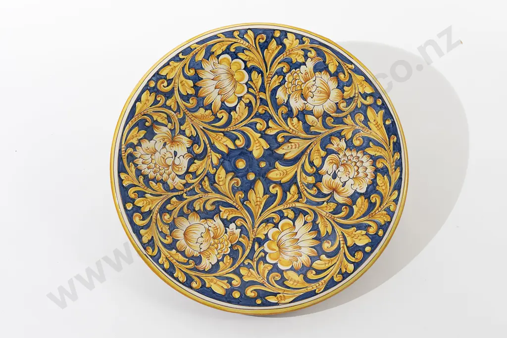 C20th Large Italian Ceramiche Giacomini Orvieto Wall Charger Image 1++