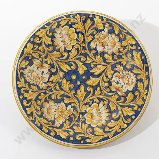 C20th Large Italian Ceramiche Giacomini Orvieto Wall Charger