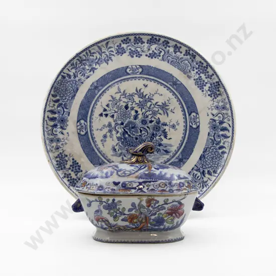Mid C19th Masons Lidded Tureen