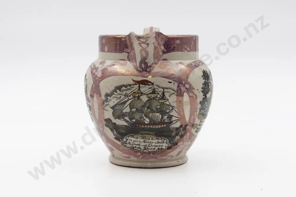 Large Sunderland Lustre Jug Image 1++
