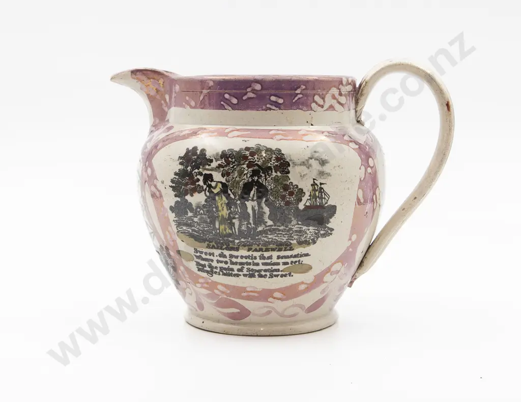 Large Sunderland Lustre Jug Image 1++