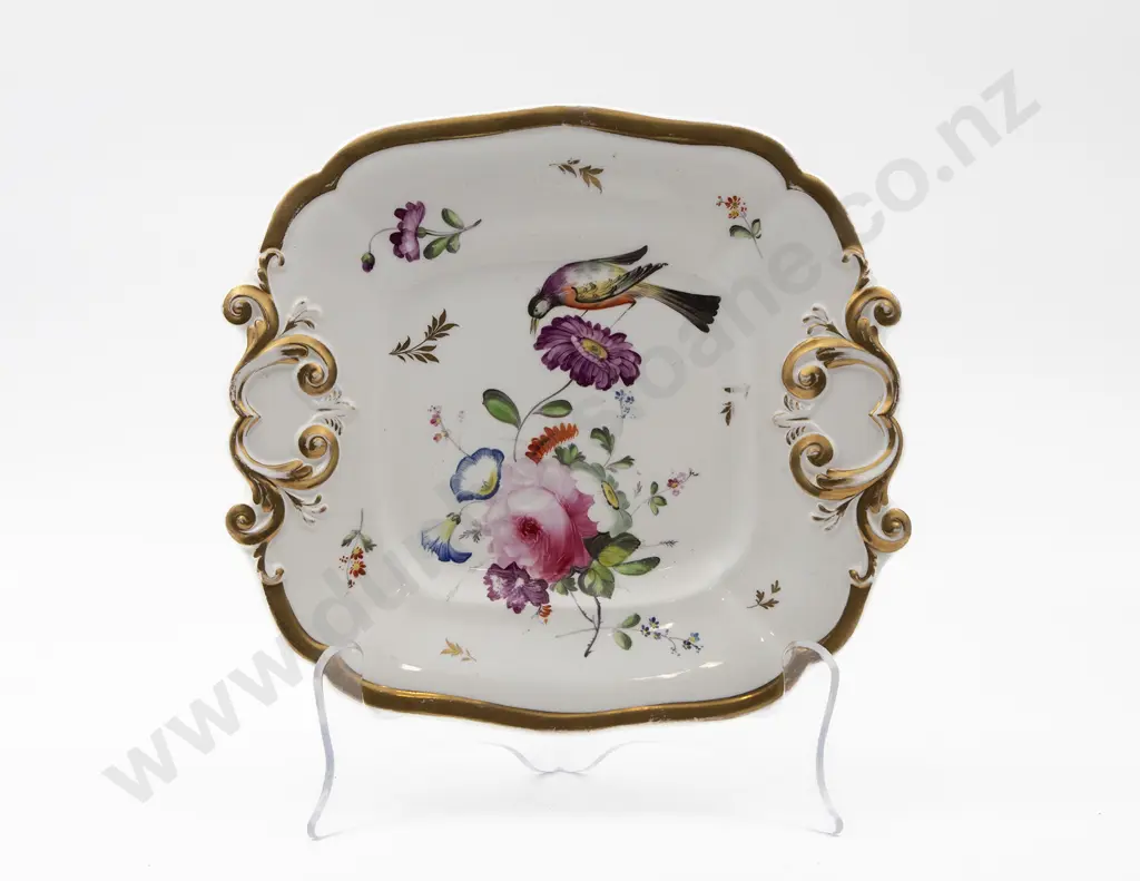Quantity of Late C18th & early C19th Hand Painted Porcelain Image 1++