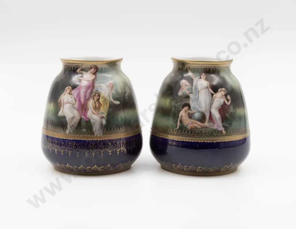 Pair of RS Prussia Posy Pots Image 1++
