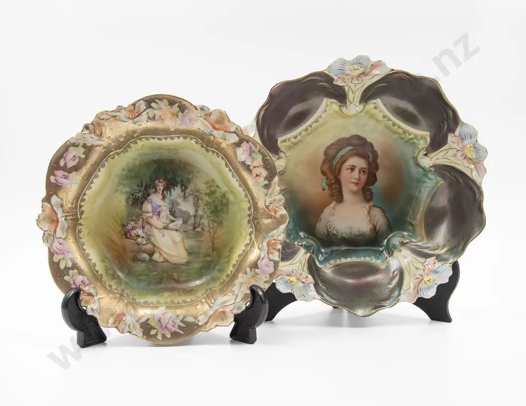 Two Unmarked Austrian Table Bowls Image 1++