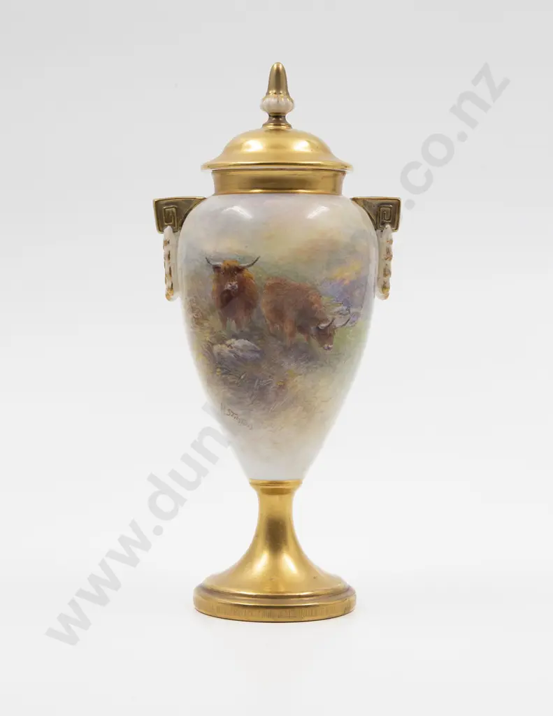 Royal Worcester Vase and Cover Image 1++