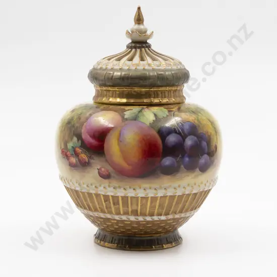 Royal Worcester Pot Pourri Vase and Cover