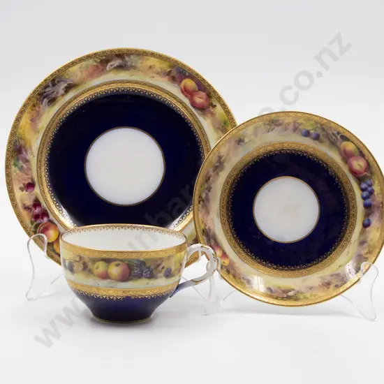 Royal Worcester Tea Cup Saucer and Plate