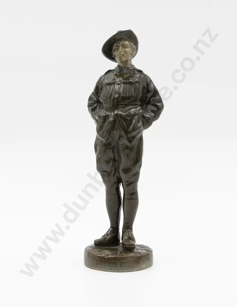 Rare Royal Doulton Titanium "Digger" Figure Image 1++