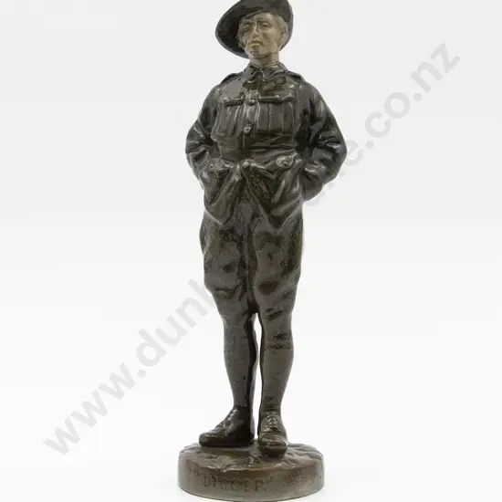 Rare Royal Doulton Titanium "Digger" Figure