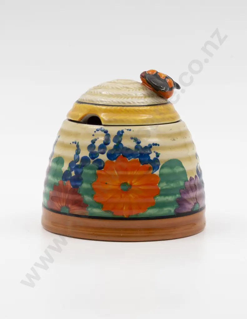 Clarice Cliff Bizarre Honey Pot Image 1++