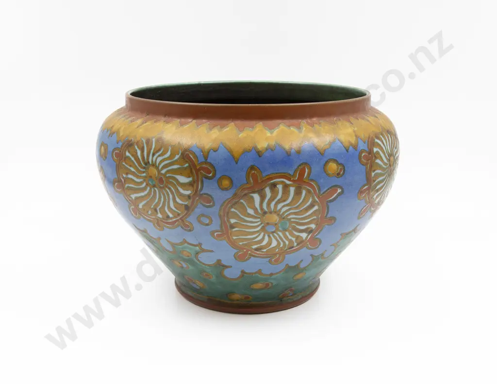 Large Gouda "Merlin" Pattern Jardiniere Image 1++