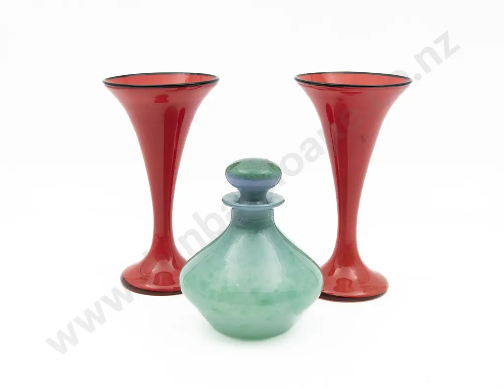Pair Early C20th Austrian Seccessionist Vases Image 1++