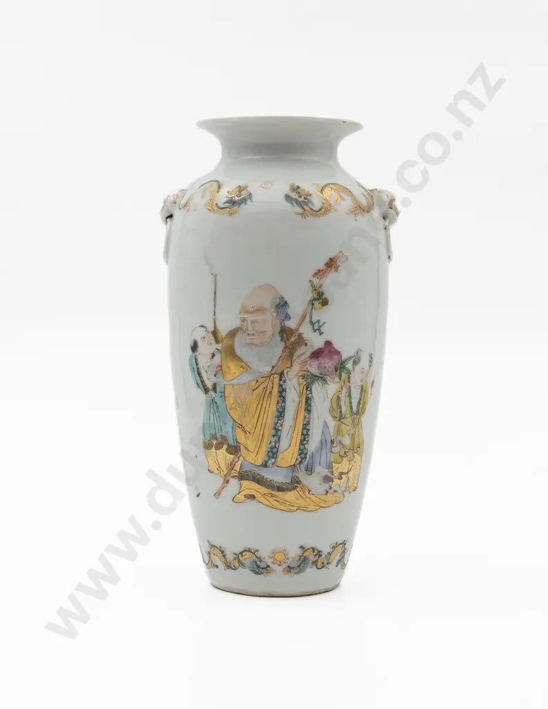 C19th Chinese Ovoid Vase Image 1++