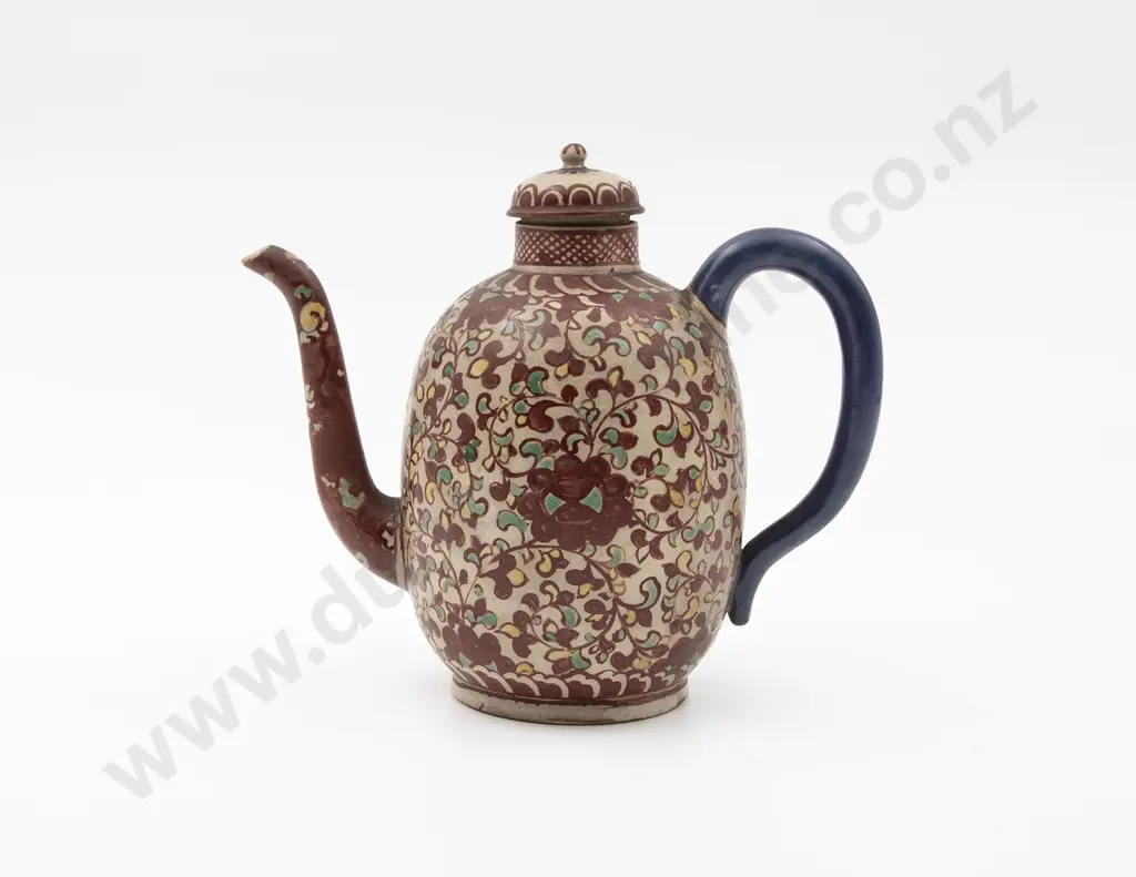 Interesting C19th Isnik Teapot Image 1++