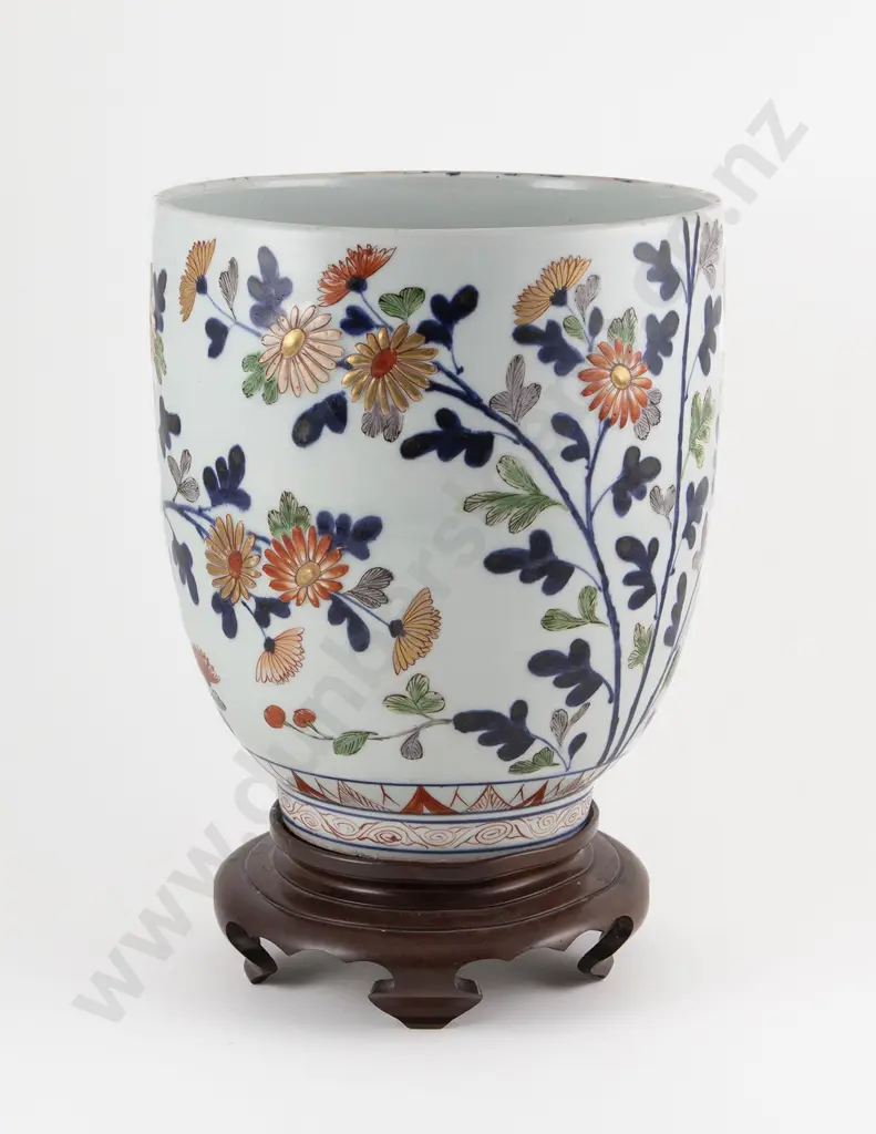 Late C19th Japanese Imari Jardiniere Image 1++