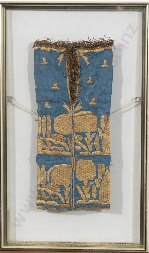 Antique Possible North African Gold Embroidered Cuff Image 1++