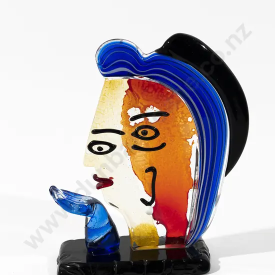 Murano Glass Picasso Bust