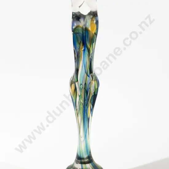 L Nellazo Murano Glass Embracing Figures