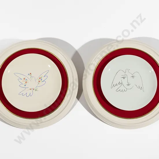 Pair of French 1970s Picasso Plates
