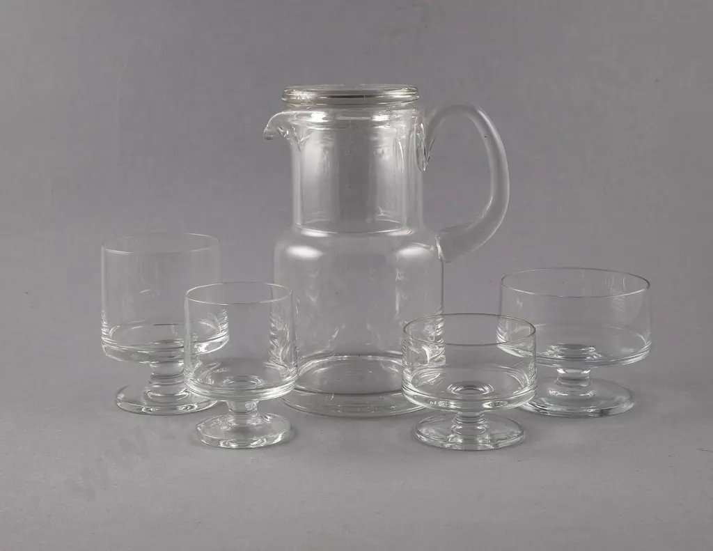 Holmegaard Glass Suite of Stub Glass Image 1++