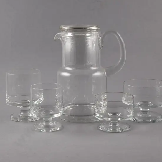 Holmegaard Glass Suite of Stub Glass