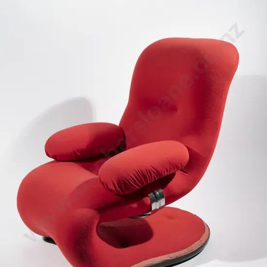 Luciano Frigerio for Girasole Italian 4P Biomorphic Lounge Chair