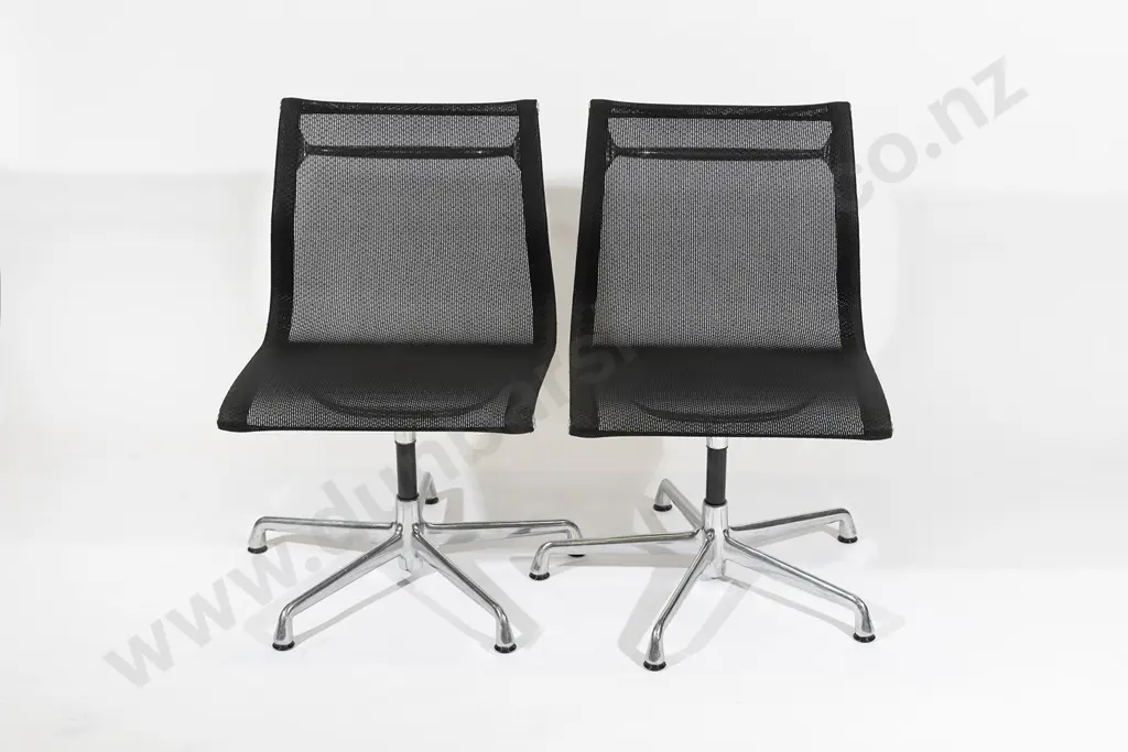 A Pair of  Eames Style Office Chairs Image 1++