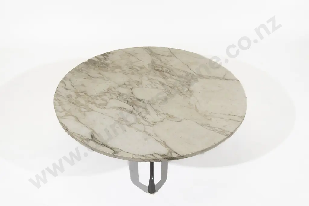 Charles and Ray Eames for Herman Miller Aluminum Group Marble Coffee Table Image 1++