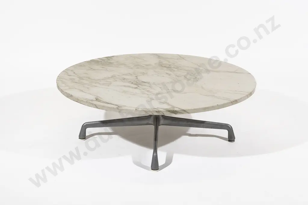 Charles and Ray Eames for Herman Miller Aluminum Group Marble Coffee Table Image 1++