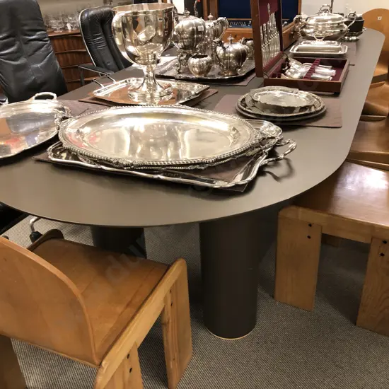 James McNab for Think + Shift Alloy Bollard Dining Table