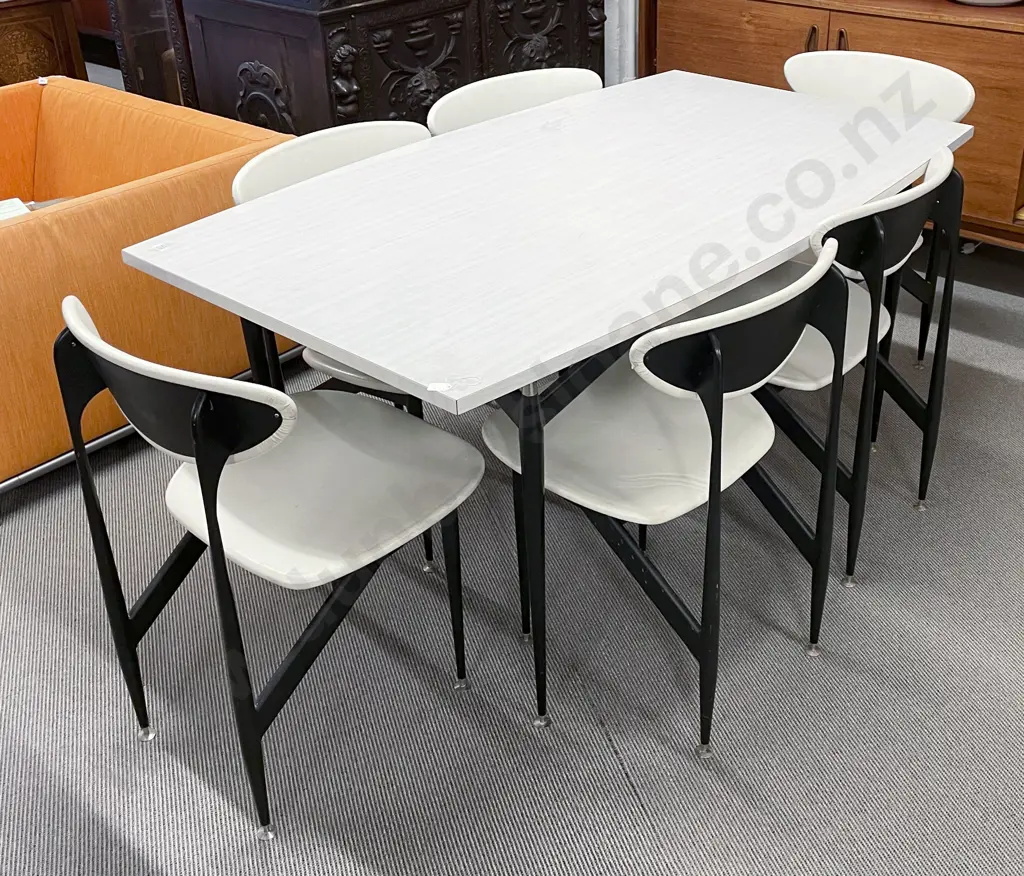 Grant Featherston for Aristoc 'Scape' Dining Table and Six Chairs Image 1++