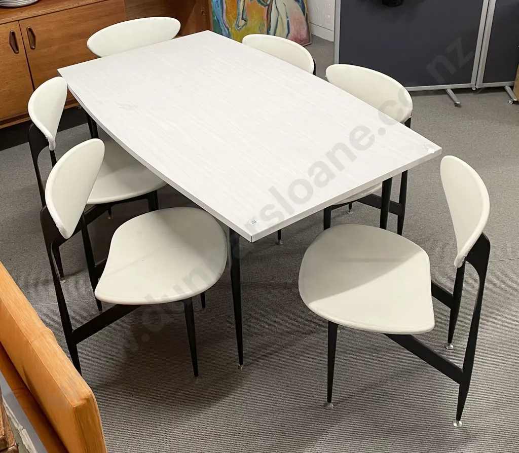 Grant Featherston for Aristoc 'Scape' Dining Table and Six Chairs Image 1++