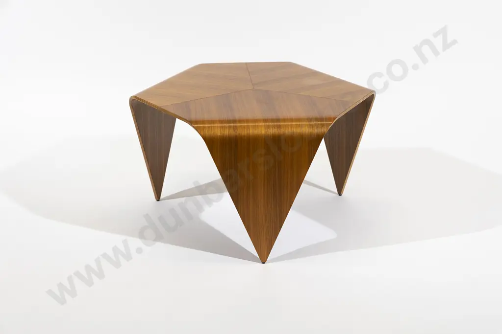 An Artek Trienna Walnut Coffee Table Image 1++