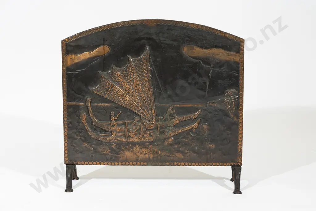 Copper Discovery of New Zealand  Fire Screen Image 1++