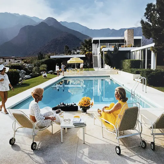 Slim Aarons Pool Side Gossip