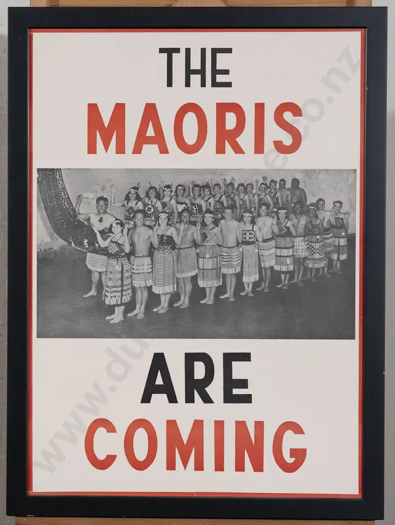 The Maoris Are Coming Vintage Poster Image 1++