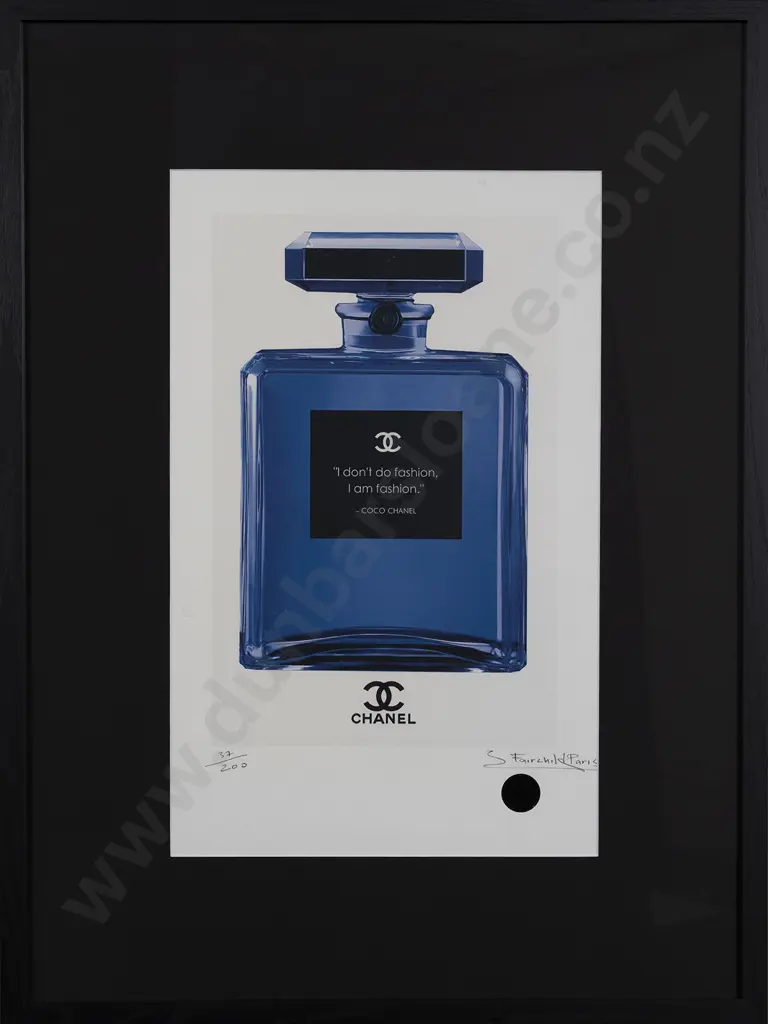 John Fairchild Lithographic Print - Chanel Parfum Bottle Image 1++