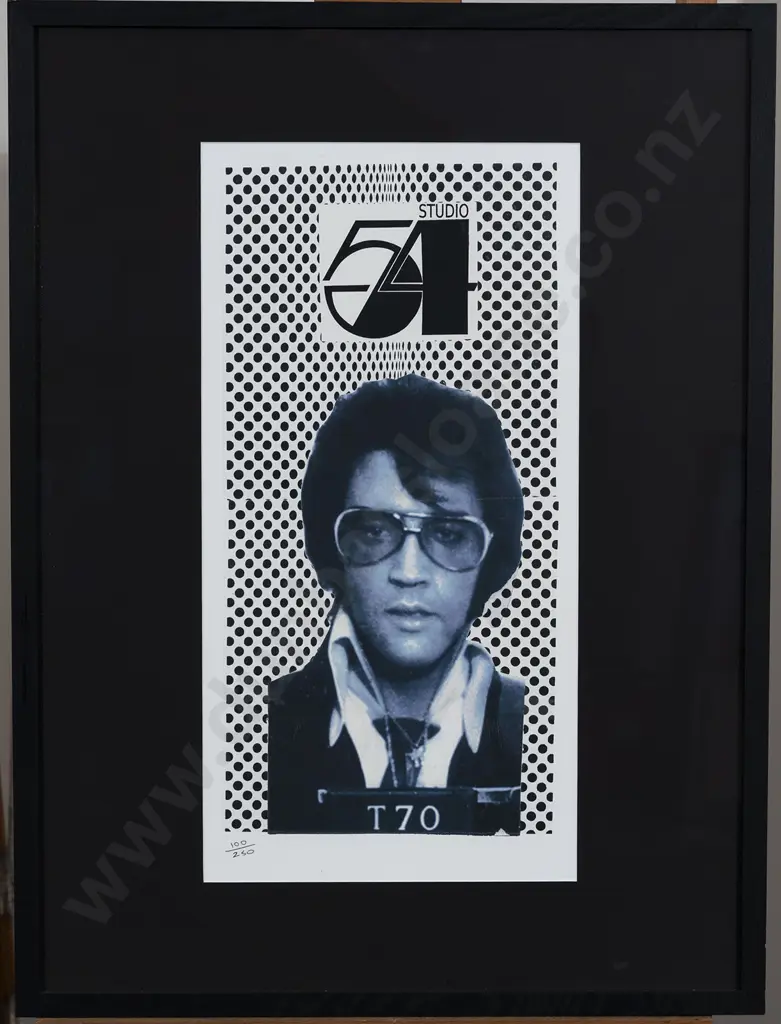 John Fairchild Lithographic Print - Studio 54 (Elvis) Image 1++