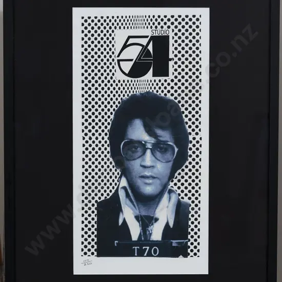 John Fairchild Lithographic Print - Studio 54 (Elvis)