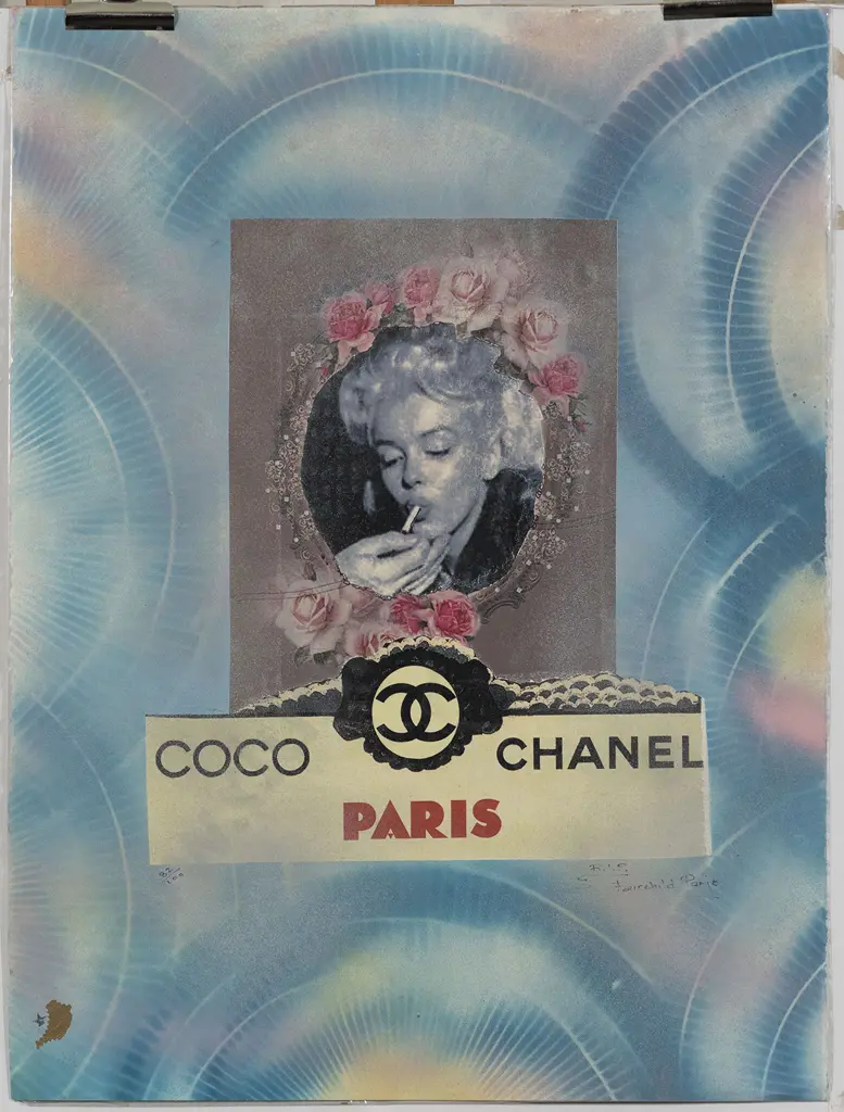 John Fairchild Lithographic Print - Coco Chanel Paris (Marilyn Monroe) Image 1++