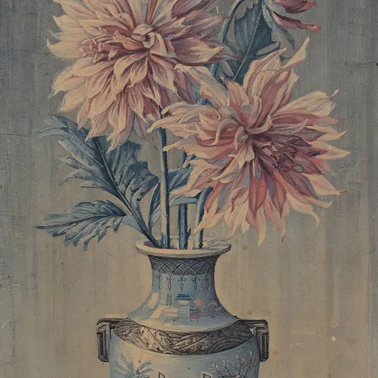 Tretchikoff Framed Print 'Dahlias'