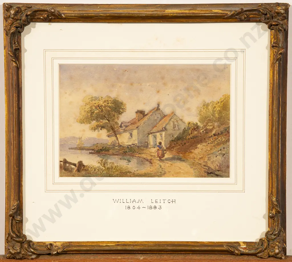 William Leitch and G.S Shepard -Cottage and Peasant Scenes Image 1++