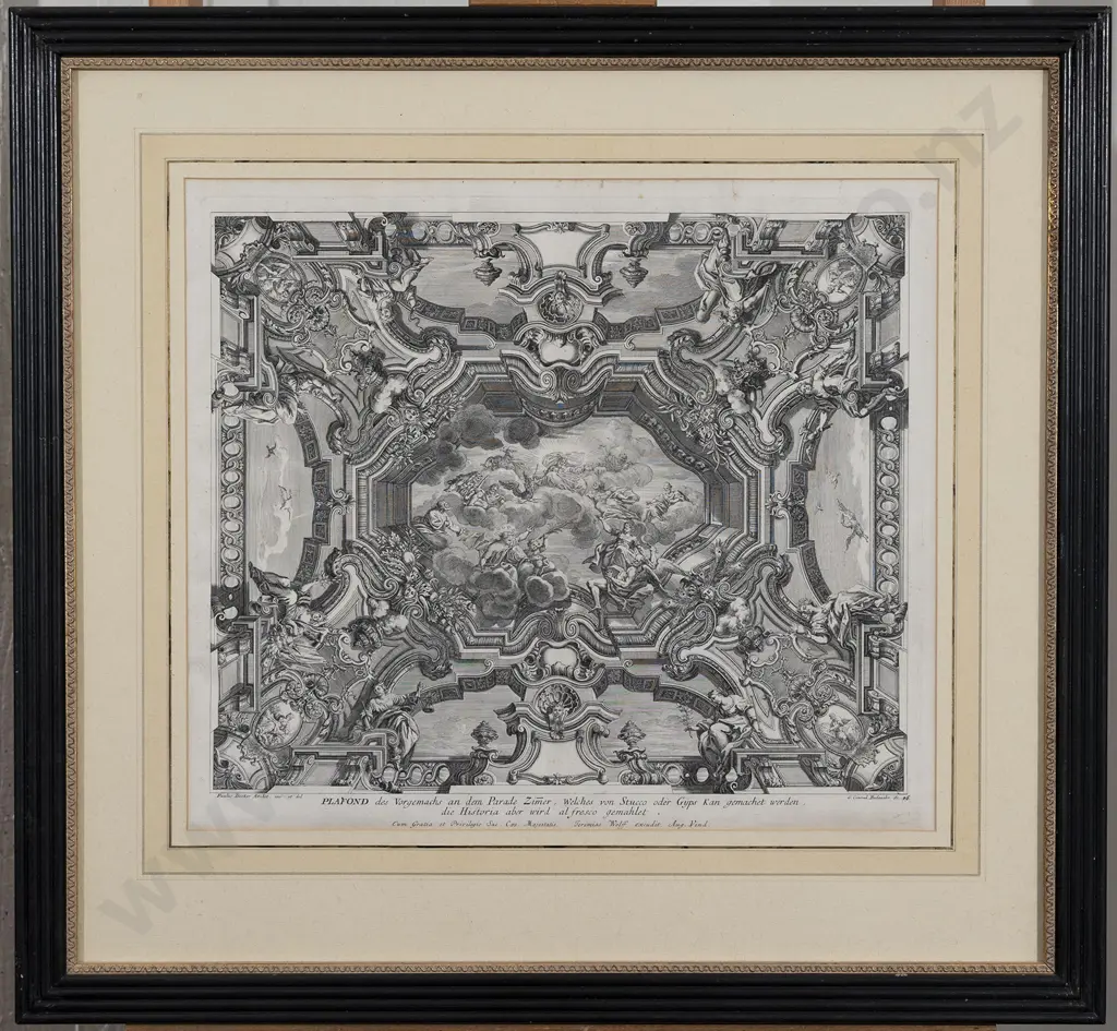 Georg Conrad Bodenehr (1663-1710) after Paulus Decker - Pair of Etchings Image 1++